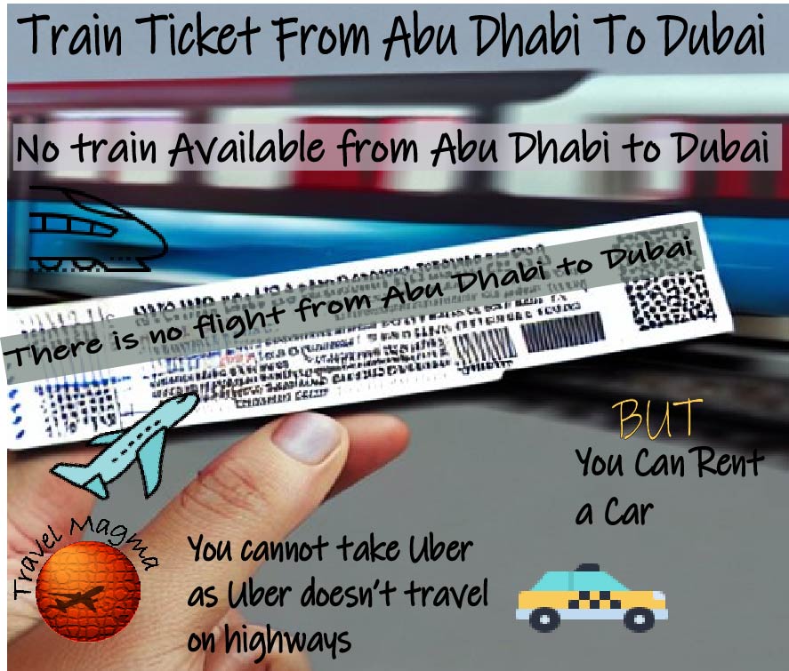 Train Ticket From Abu Dhabi To Dubai