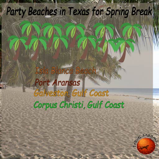 Best Party Beaches in Texas for Spring Break