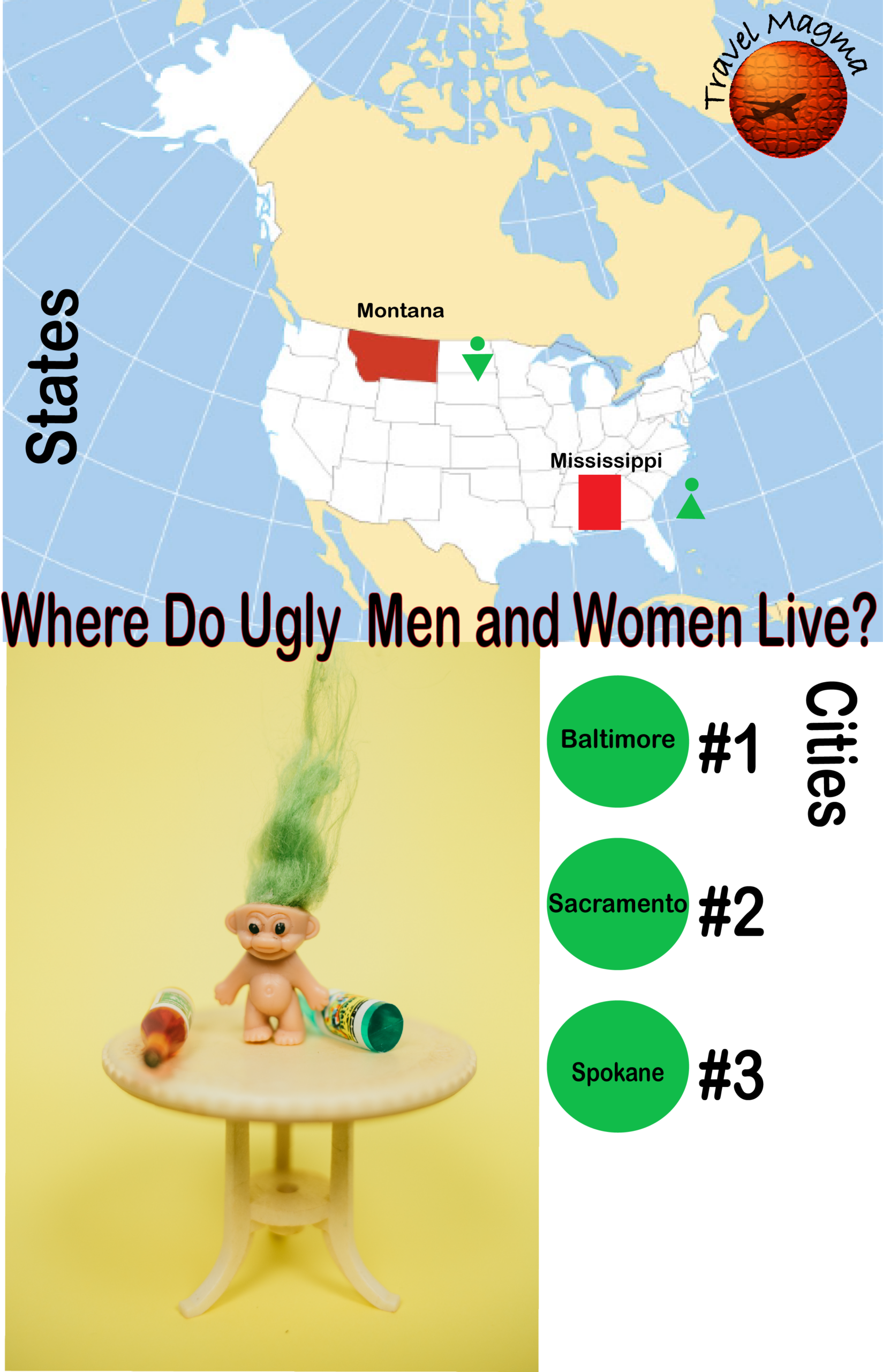 Where Do The Ugliest People Live In The US?