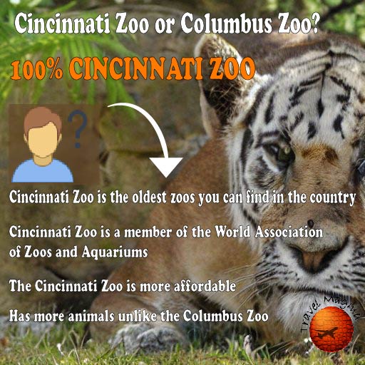 What is better Cincinnati Zoo or Columbus Zoo?