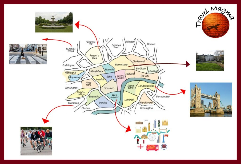 London Neighborhoods Map