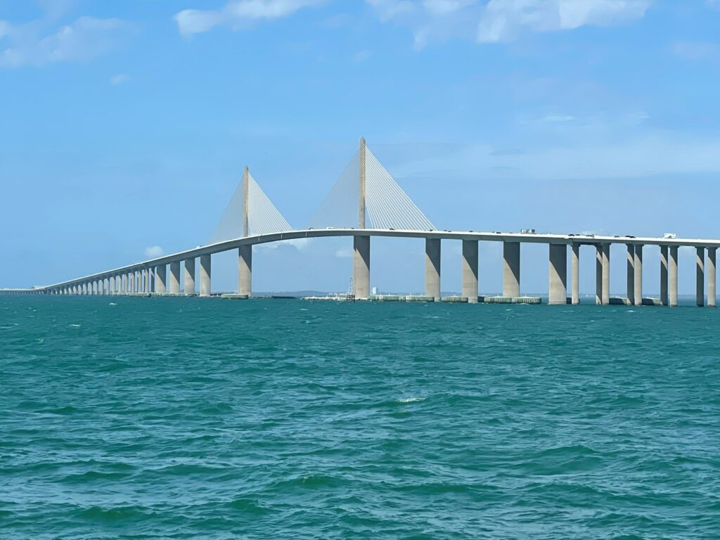 How Tall is the Skyway Bridge FL?