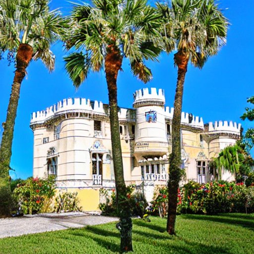 Villa Vizcaya castle florida