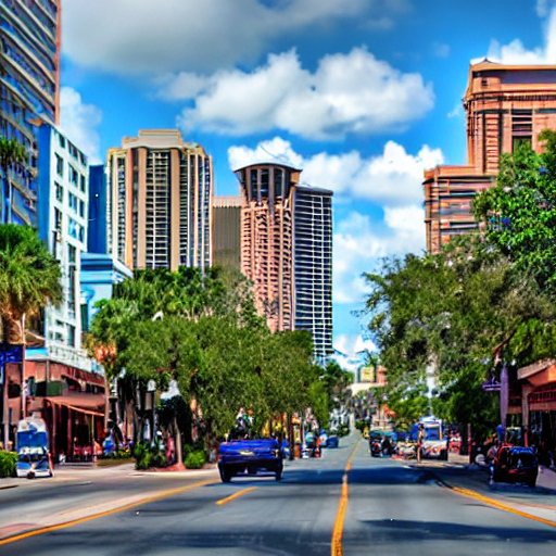Downtown Orlando Florida