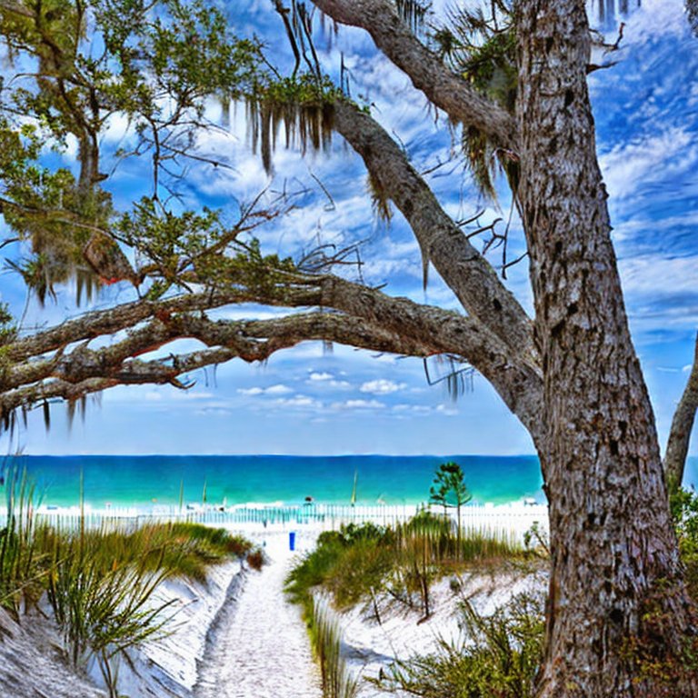 What is Seagrove Beach known for?