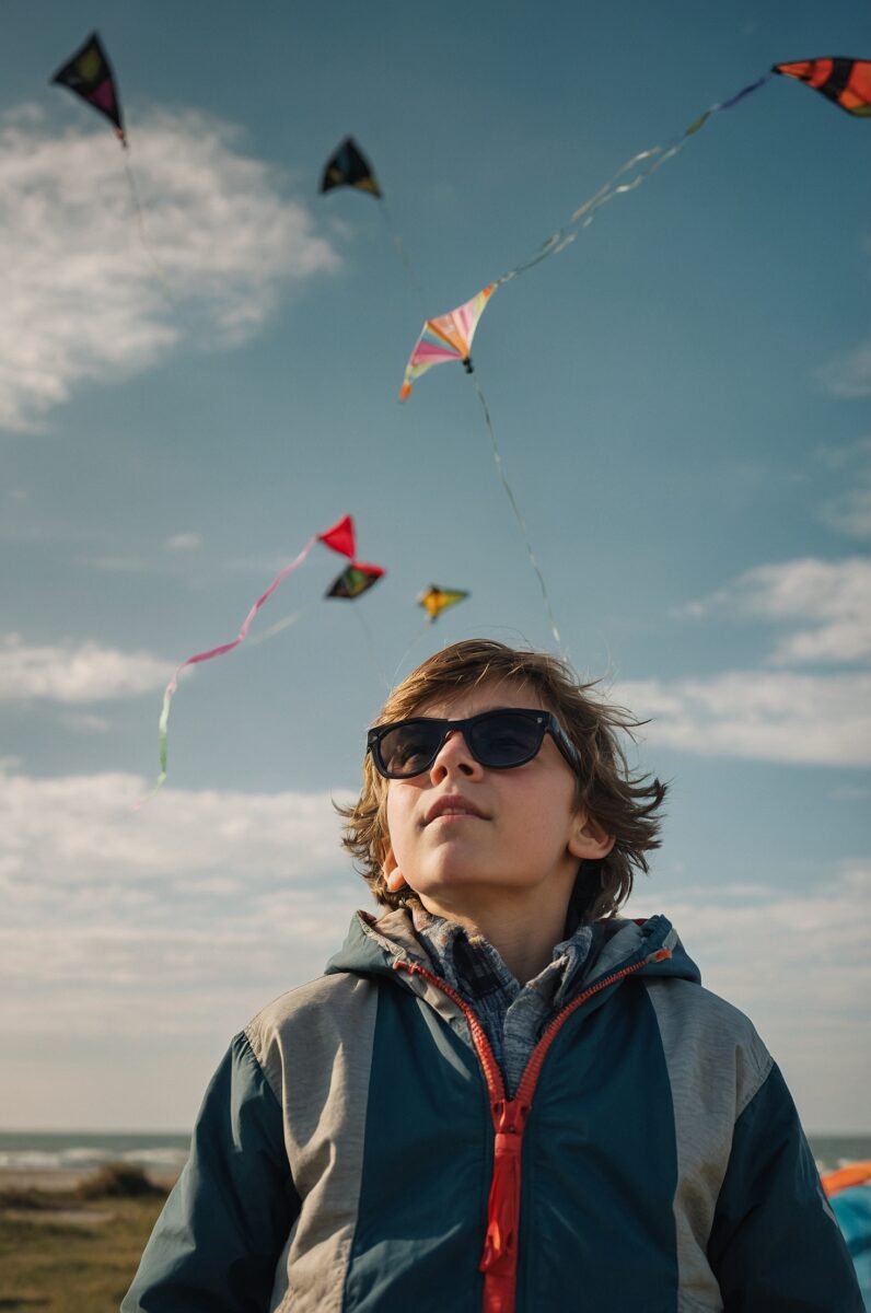 fly a kite on a breezy day