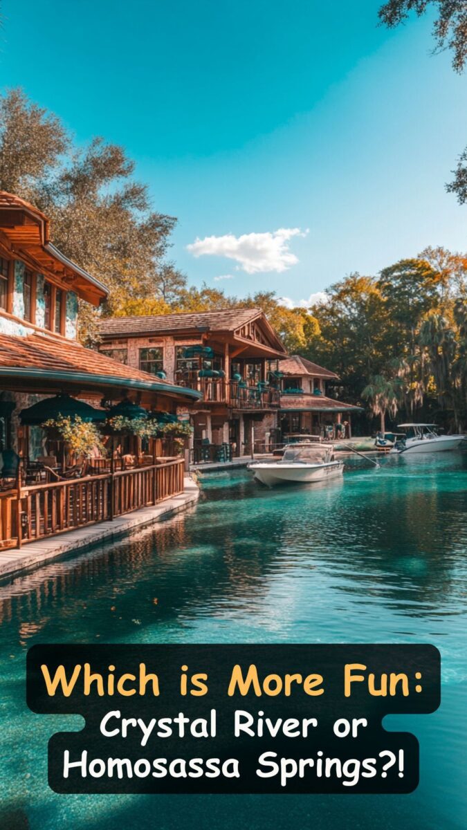 One Is Way Better Depending On Your Style - Crystal River Vs Homosassa Springs