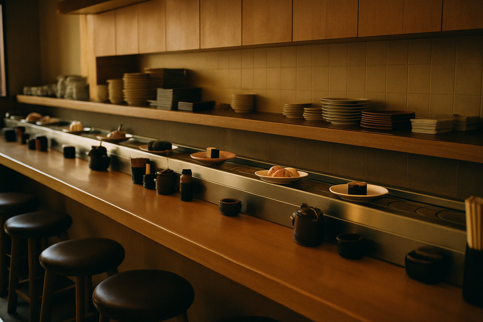 Conveyor belt sushi, where the catastrophe took place